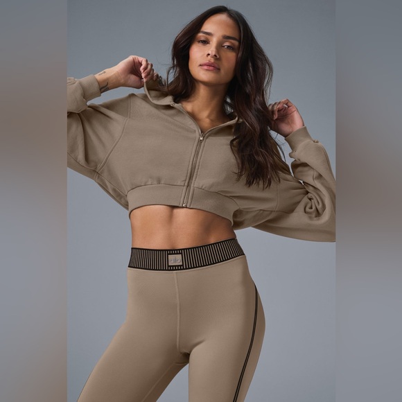 Alo Yoga Sweet Escape Zip-Up Hoodie Women’s Size - Picture 6 of 17